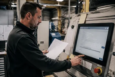 Le coût caché des saisies papier en atelier industriel